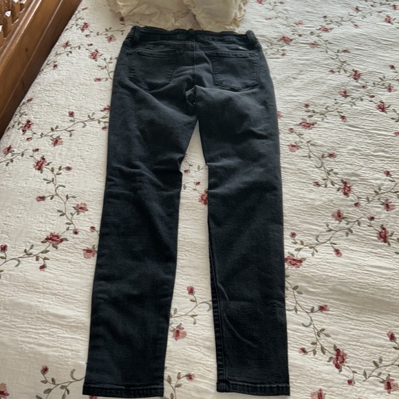 KanCan🖤Skinny Distressed Black JEANS Midrise with Stretch🌻9/28 - Picture 5 of 13
